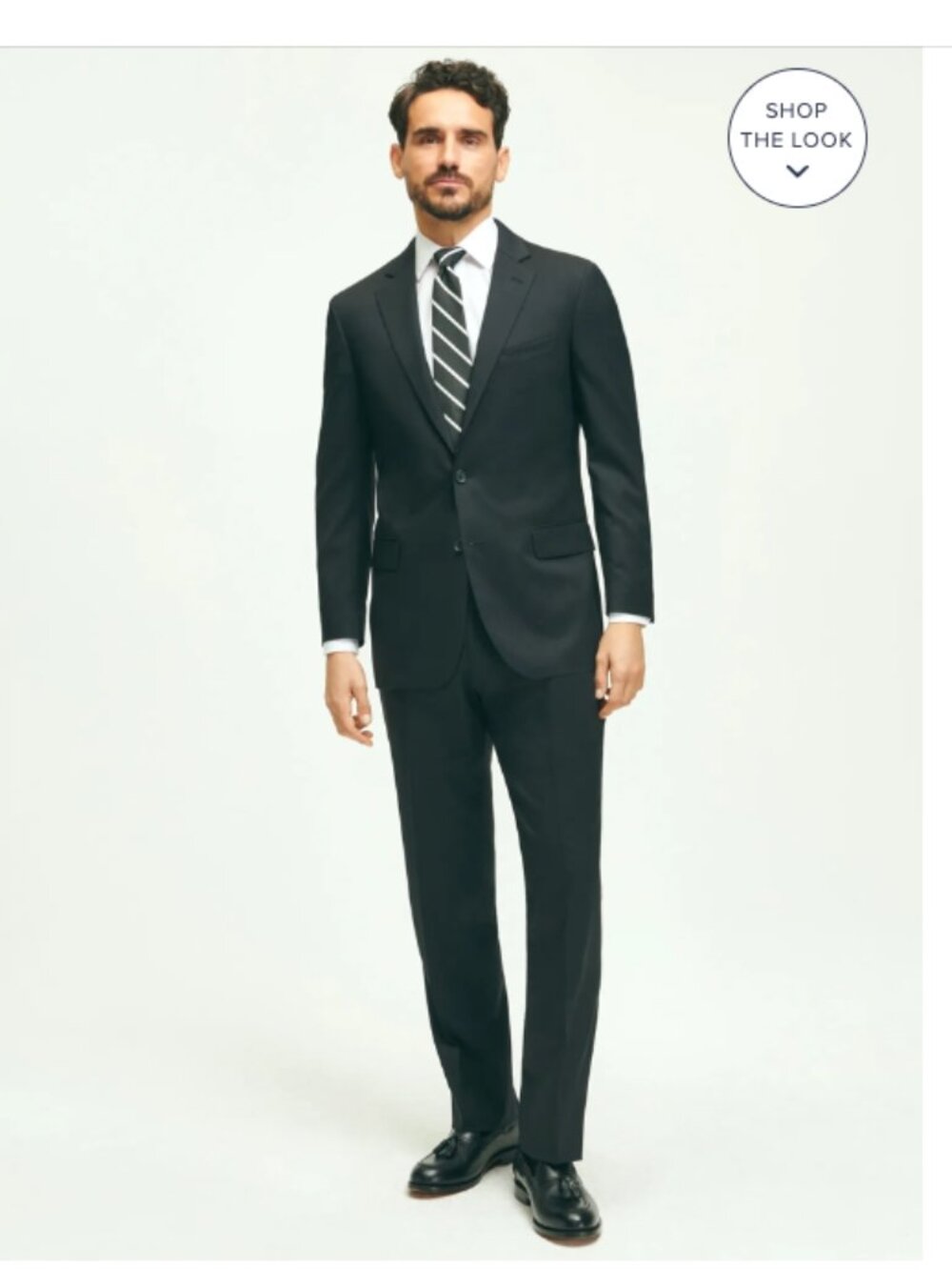 Brooks Brothers 1818 Fitzgerald Suit, Black, Size: 36S/30W - Picture 2 of 10